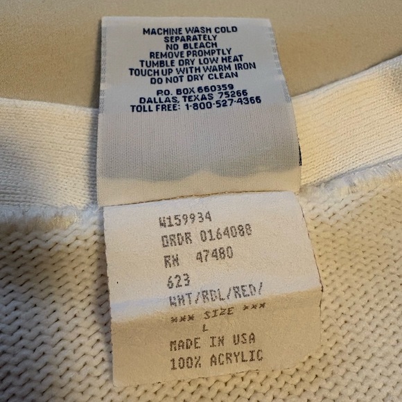 Vintage Cheerleader Letterman Sweater - Picture 7 of 9